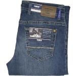 Blaue PIONEER Jeans Rando Stretch-Jeans aus Baumwolle für Herren Größe L 