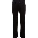 Schwarze PIONEER Jeans Ron Stretch-Jeans Raw aus Denim für Damen Größe XS Weite 36, Länge 32 