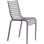 Lavendelfarbene Driade Pip-e Designer Stühle aus Polyrattan 