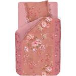 Pinke Motiv Romantische PIP Motiv Bettwäsche mit Reißverschluss aus Baumwolle maschinenwaschbar 135x200 