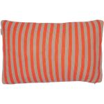 Orange Gestreifte Kissen aus Polyester 40x60 