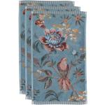 Reduzierte Blaue Blumenmuster PIP Gästehandtücher aus Frottee trocknergeeignet 30x50 3-teilig 