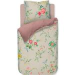 Reduzierte Khakifarbene Blumenmuster PIP Kissenbezüge & Kissenhüllen mit Reißverschluss aus Baumwolle 40x80 