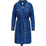 Blaue PIP Midi Damenbademäntel & Damensaunamäntel aus Baumwollmischung Größe L 