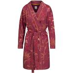 Pinke Romantische PIP Midi Damenbademäntel & Damensaunamäntel aus Baumwollmischung Größe XL 