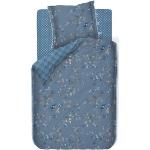 PiP Studio Perkal-Baumwolle-Kissenbezug einzeln Kawai Flowers Farbe Blau Größe 80 x 80 cm