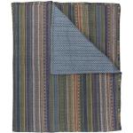 Blaue Karo PIP Tagesdecken & Bettüberwürfe aus Baumwolle 150x200 