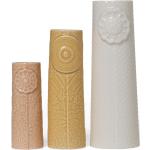 Weiße Minimalistische Vasensets aus Keramik 3-teilig 