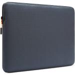 Marineblaue Macbook Taschen mit Reißverschluss aus Kunstfaser Wasserdicht 