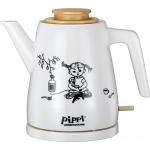 Vintage Pippi Pippi Langstrumpf Wasserkocher mit Halloween-Motiv aus Keramik 