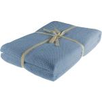 Hellblaue Tagesdecken & Bettüberwürfe aus Baumwolle maschinenwaschbar 150x210 
