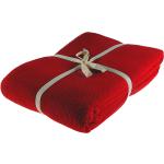 Rote Kuscheldecken & Wohndecken aus Baumwolle maschinenwaschbar 150x210 