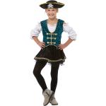 Smaragdgrüne Buttinette Piratenkostüme aus Jersey für Kinder Größe 128 