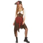 Rote Buttinette Piratenkostüme für Damen Größe XS 