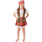 Rote Buttinette Piratenkostüme aus Jersey für Kinder Größe 128 
