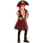 Schwarze Buttinette Piratenkostüme mit Glitzer aus Jersey für Kinder Größe 110 