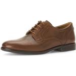 Braune Business Gabor Pius Derby Schuhe mit Schnürsenkel in Breitweite aus Veloursleder mit herausnehmbarem Fußbett für Herren Größe 44 