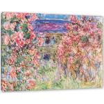 Rosa Pixxprint Claude Monet Kunstdrucke 40x60 