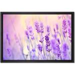 Lavendelfarbene Retro Pixxprint Leinwandbilder mit Lavendel-Motiv aus MDF 40x60 