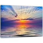 Pixxprint Sonnenaufgang Bilder mit Meer-Motiv 40x60 