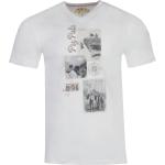 Reduzierte Weiße Piz Palü T-Shirts aus Baumwolle für Herren Größe S 