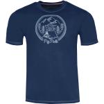 Reduzierte Blaue Piz Palü T-Shirts aus Baumwolle für Herren Größe S 
