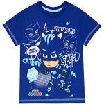 Blaue PJ Masks – Pyjamahelden Catboy Printed Shirts für Kinder & Druck-Shirts für Kinder für Jungen Größe 104 