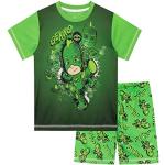 Grüne PJ Masks – Pyjamahelden Kinderschlafanzüge & Kinderpyjamas für Jungen Größe 140 