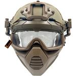 PJ Taktischer Airsoft Protection Fast Helm mit Sch