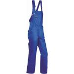Kornblumenblaue pka Arbeitslatzhosen mit Reißverschluss aus Baumwolle für Herren Größe XL 