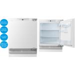 PKM Unterbau Kühlschrank mit Gefrierfach Vollraum Weiß 138 L Festtür-Technik