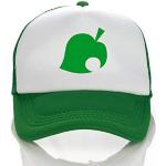 PKYGXZ Animal Crossing Leaf Grid Cap Verstellbare Sonnenblende Mesh Baseball Hats Unisex