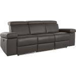 Braune Moderne Places of Style Relaxsofas mit Relaxfunktion 3 Personen 