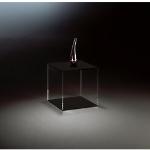 Schwarze Moderne Places of Style Beistelltische & Ablagetische aus Acrylglas Breite 0-50cm, Höhe 0-50cm, Tiefe 0-50cm 