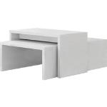 Reduzierte Weiße Moderne Places of Style Rechteckige Hochglanz-Couchtische mit Schublade Breite 0-50cm, Höhe 0-50cm, Tiefe 50-100cm 