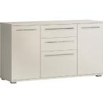 Places of Style Kommode »Piano«, UV lackiert, Soft-Close Funktion, grau, Beige Hochglanz