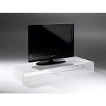 Weiße Moderne Places of Style TV Schränke & Fernsehschränke aus Acrylglas Breite 100-150cm, Höhe 0-50cm, Tiefe 0-50cm 