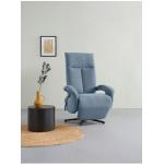 Reduzierte Hellblaue Moderne Sit & More Fernsehsessel verstellbar matt Breite 50-100cm, Höhe 100-150cm, Tiefe 50-100cm 