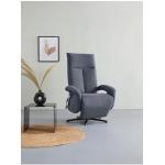 Reduzierte Graue Moderne Sit & More Fernsehsessel verstellbar Breite 50-100cm, Höhe 100-150cm, Tiefe 50-100cm 