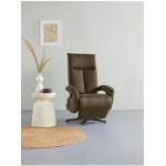 Reduzierte Olivgrüne Moderne Sit & More Fernsehsessel verstellbar aus Kunstleder Breite 50-100cm, Höhe 100-150cm, Tiefe 50-100cm 