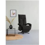 Reduzierte Schwarze Moderne Sit & More Fernsehsessel verstellbar Breite 50-100cm, Höhe 100-150cm, Tiefe 50-100cm 
