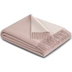 Rosa Moderne Biederlack Kuscheldecken & Wohndecken aus Jute 150x200 