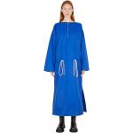Reduzierte Blaue Langärmelige Plan C Maxi Maxikleider aus Baumwolle für Damen Größe XS 