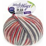 Plan von Woolly Hugs, Rot/Grau/Weiß