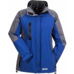 Blaue Wasserdichte Atmungsaktive Planam 3-in-1 Jacken mit Reißverschluss aus Fleece mit Kapuze für Damen Größe M 