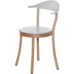 Beige Industrial Plank Designer Stühle gebeizt aus Buche mit Armlehne Breite 0-50cm, Höhe 50-100cm, Tiefe 50-100cm 
