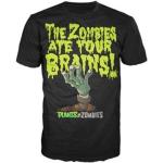Plants vs Zombies T-Shirt -XL- Brains,schwarz