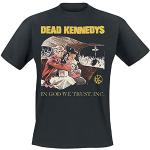 Plastic Head Herren Dead Kennedys in God We Trust T-Shirt, Schwarz-Schwarz, L