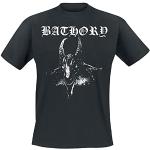 Schwarze Bathory T-Shirts aus Baumwolle für Herren Größe XXL 