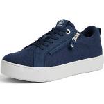 Plateau-Sneaker Giesswein blau